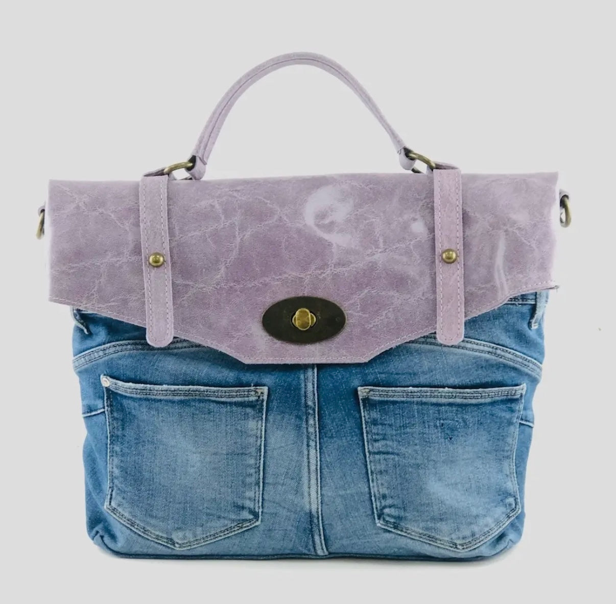 Bolso Cuero Denim