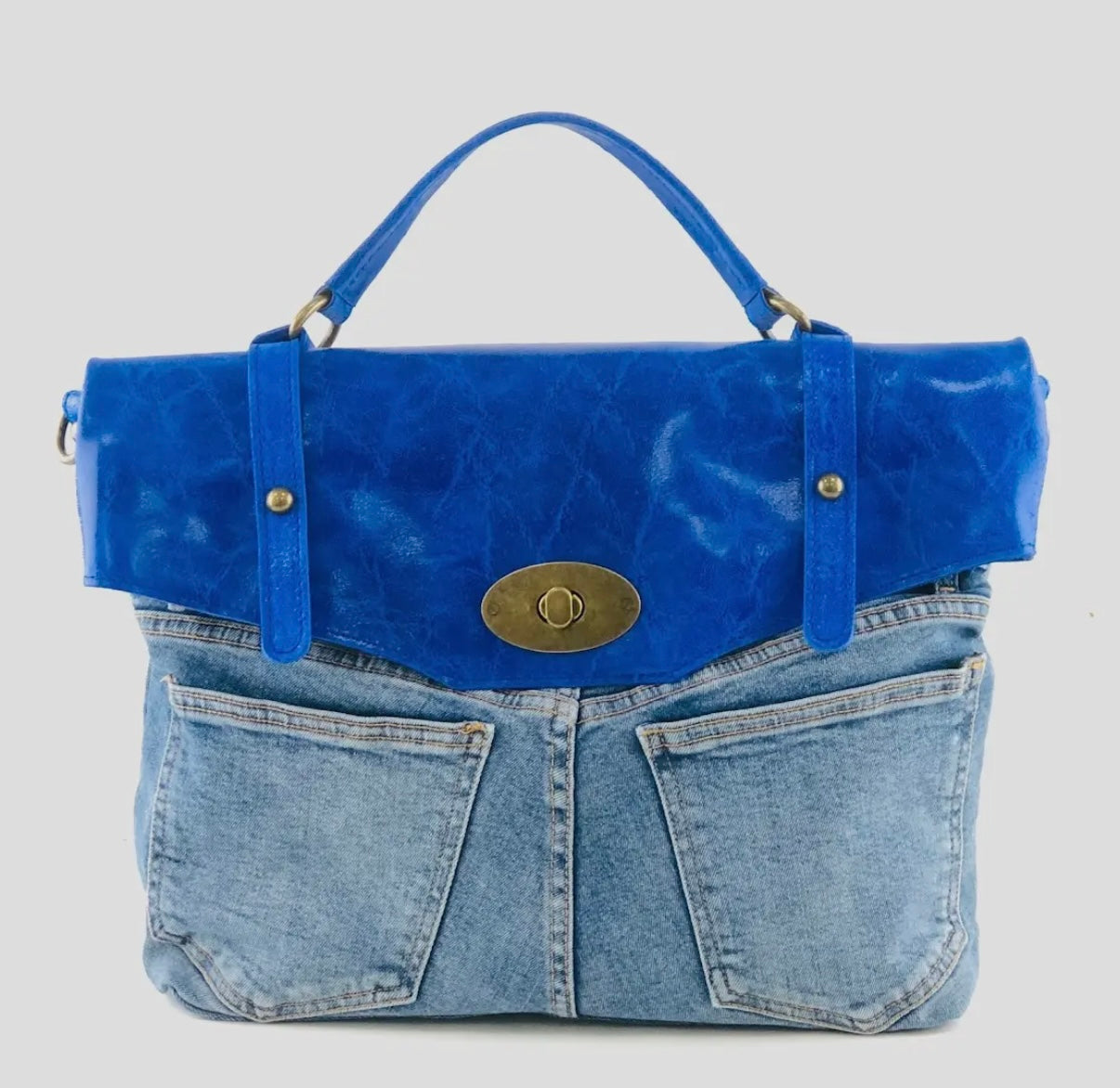 Bolso Cuero Denim