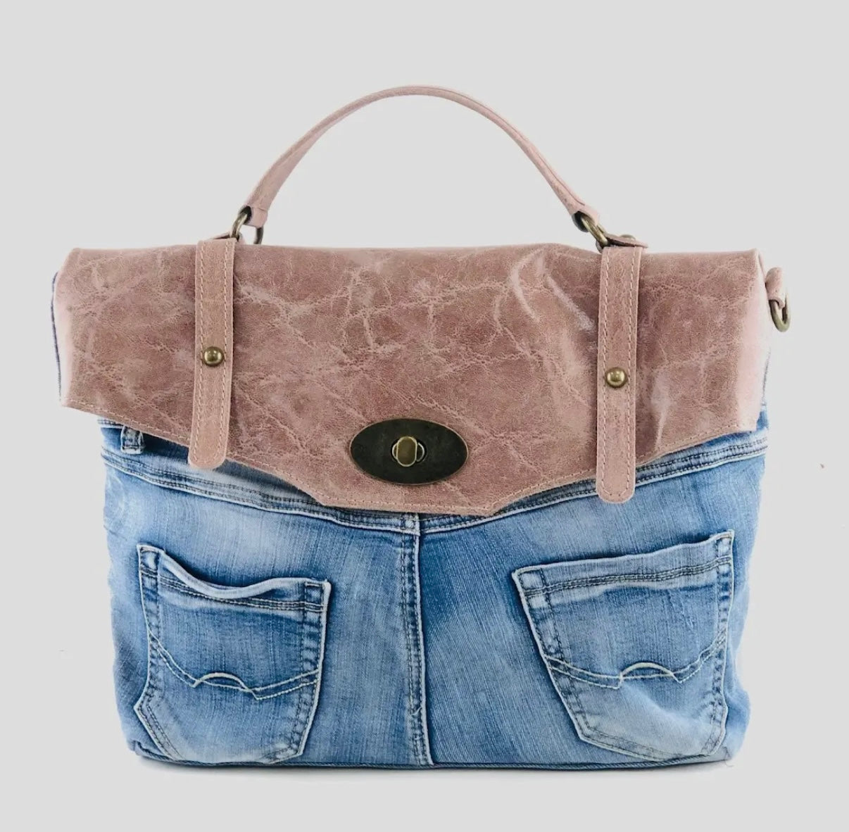 Bolso Cuero Denim