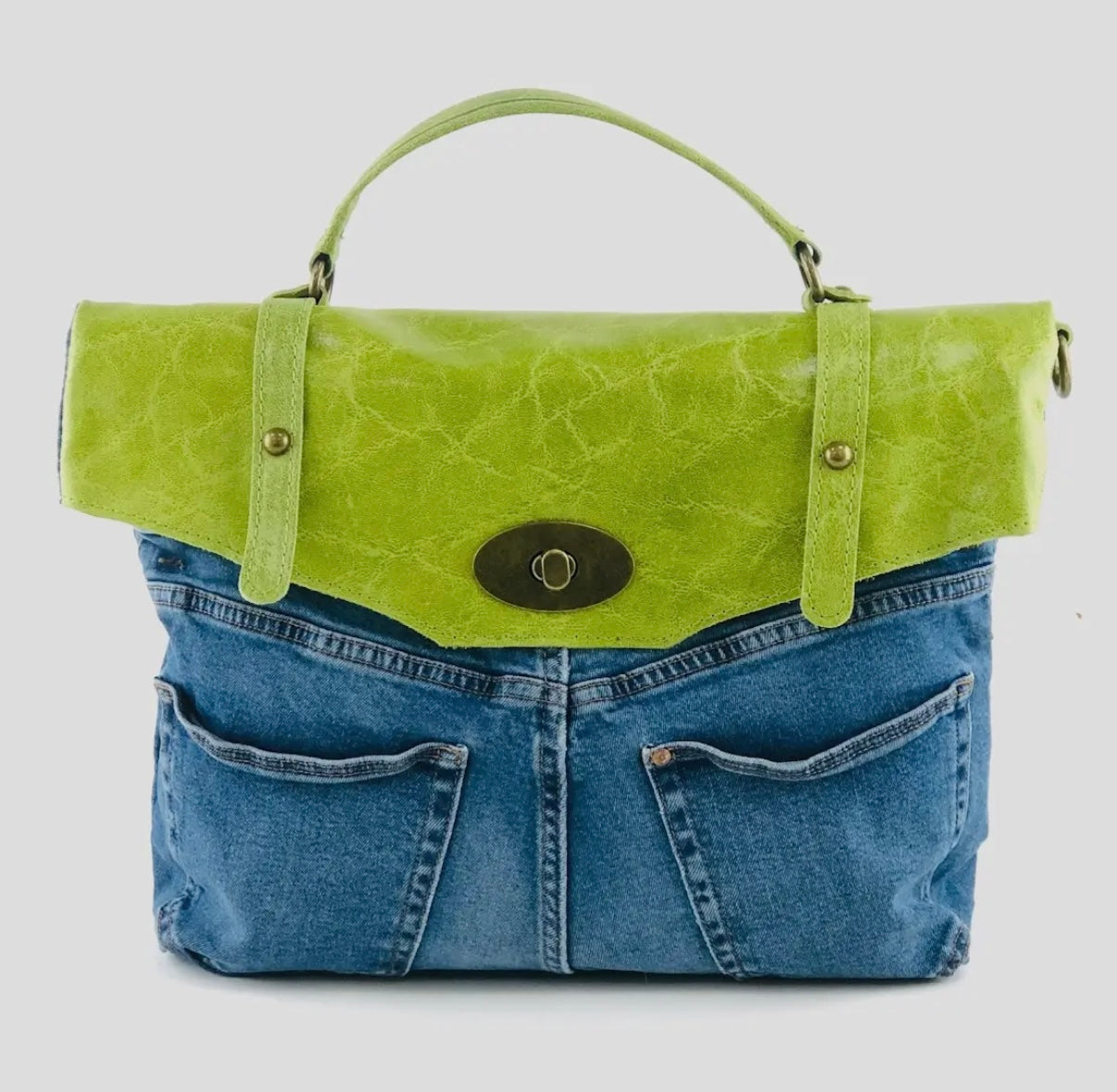 Bolso Cuero Denim