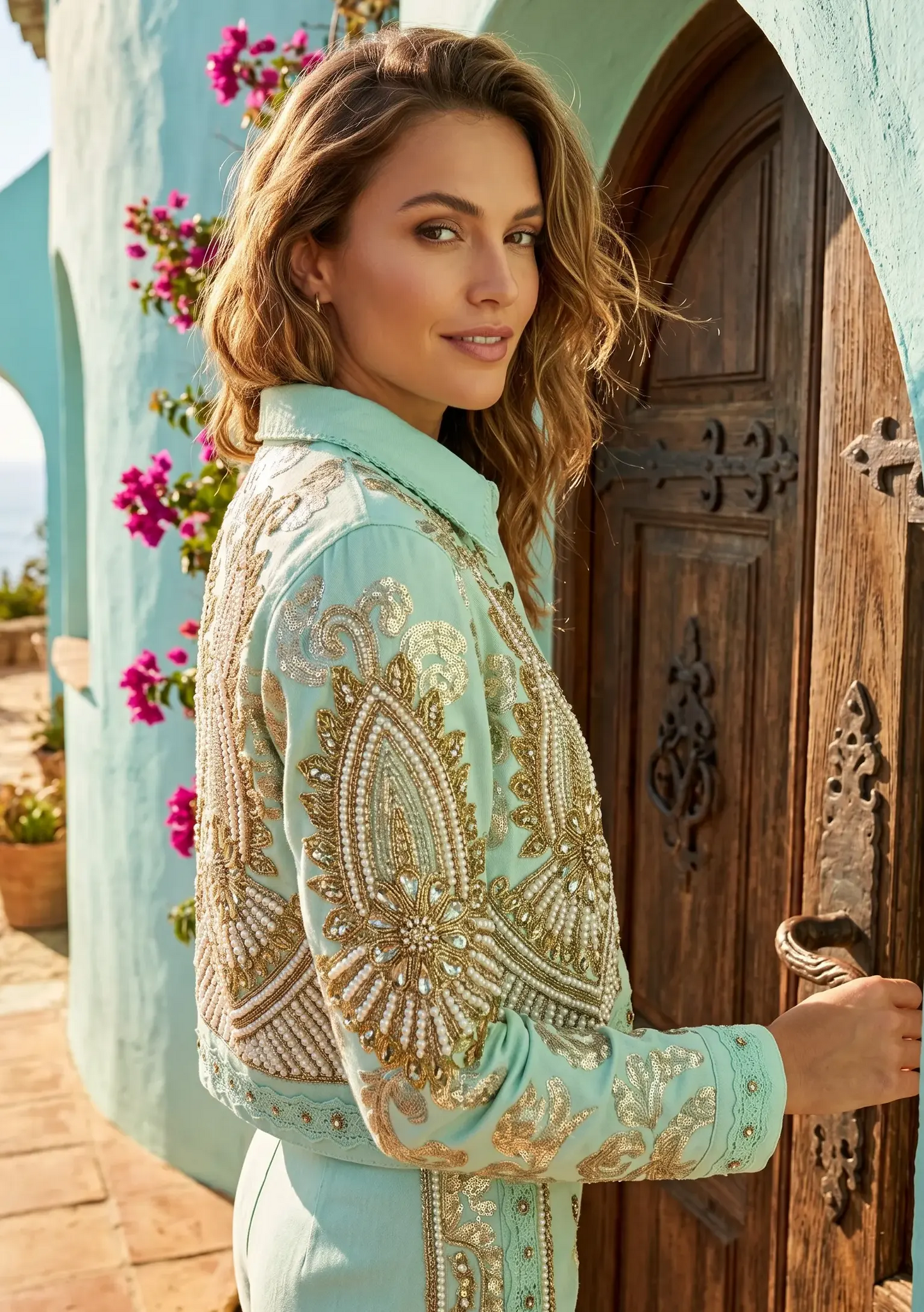 Chaqueta Joya SANTORINI Aqua