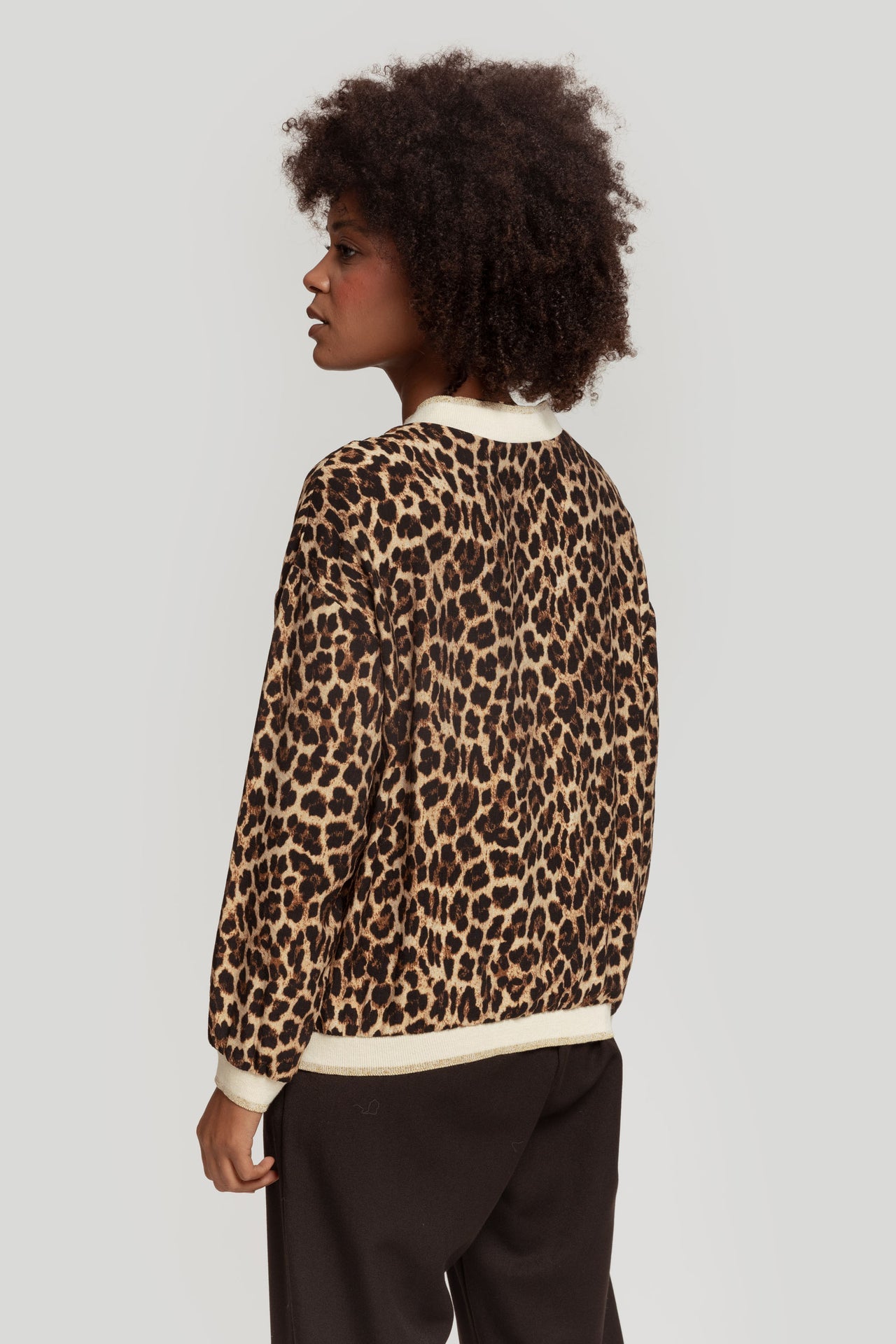 BOMBER ARMONIAS ANIMAL PRINT