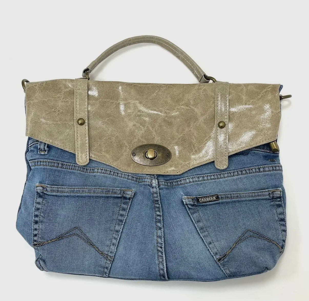 Bolso Cuero Denim